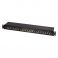 Kytkentäpaneeli Cat6 24-Port 19" UTP musta