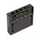 Ethernet RJ45 Cat.6A patch panel mini, 4 porttia, suojattu, DIN