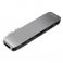 Telakointiasema USB 3.2 Gen 1, 7-port, PD, hopea/musta